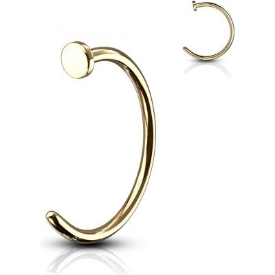 Šperky4U pozlacený piercing do nosu N01146-0808 – Zbozi.Blesk.cz