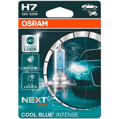 OSRAM autožárovka H7 COOL BLUE INTENSE.NG 64210CBN 55W 12V PX26d blistr – Hledejceny.cz