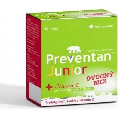 Preventan Junior ovocný mix 90 tablet – Hledejceny.cz