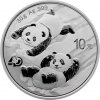 China mint 10 CNY čínská stříbrná panda mince BU 30 g