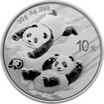 China mint 10 CNY čínská stříbrná panda mince BU 30 g – Hledejceny.cz