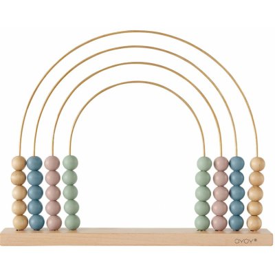 Mini počítadlo Abacus Rainbow pastelové – Zboží Mobilmania