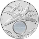 Česká mincovna Stříbrná mince 500 Kč 2025 Cvičný letoun Aero L-39 Albatros stand 25 g – Zboží Dáma