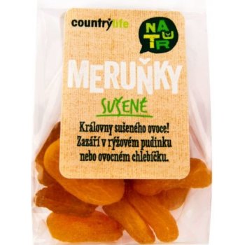 Country Life Meruňky sušené nesířené 100 g