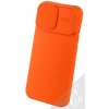 Pouzdro a kryt na mobilní telefon Apple Pouzdro 1Mcz CamShield Soft Apple iPhone 14 oranžové