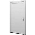 Aluplast jednokřídlové hlavní vchodové dveře bílé plné Levé 85 x 210 cm – Hledejceny.cz