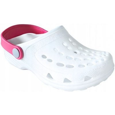 Zetpol Crocs žabky dětské EVA bílá/ pink – Zboží Mobilmania