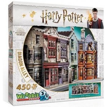 Wrebbit 3D puzzle Harry Potter Příčná ulice 450 ks