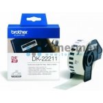 Brother DK-22211, bílá páska / černý tisk originální – Hledejceny.cz