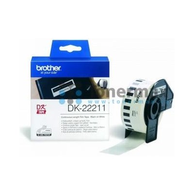Brother DK-22211, bílá páska / černý tisk originální – Hledejceny.cz