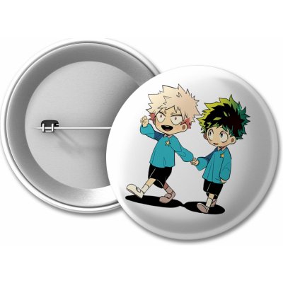 Boku no Hero Academia BNHA placka Bakugo a Deku 50 mm – Hledejceny.cz