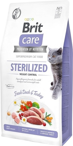 Brit Care Cat Grain Free Sterilised Weight Control 2 kg