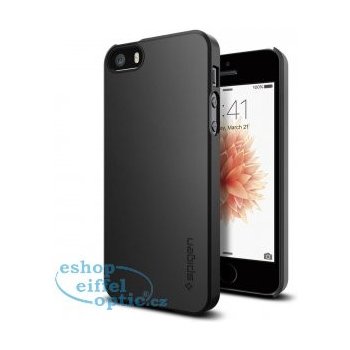 Pouzdro SPIGEN Thin Fit APPLE IPHONE SE/5/5S - ČERNé