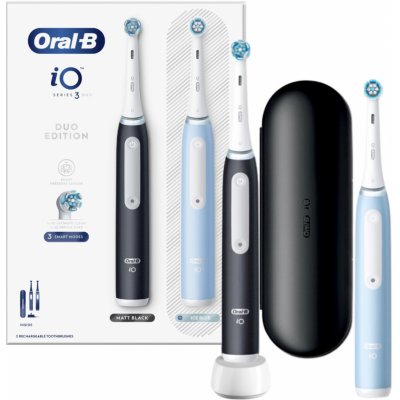 Oral-B iO Series 3 Duo Black/Blue – Zboží Mobilmania