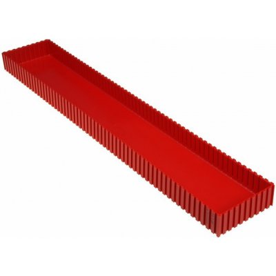 Pokorný Dačice Plastová krabička 2114 (35 x 102 x 602 mm) [červená RAL 3020]