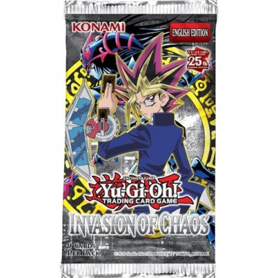 Konami Yu-Gi-Oh! Invasion of Chaos 25th Anniversary Edition Booster – Zboží Mobilmania