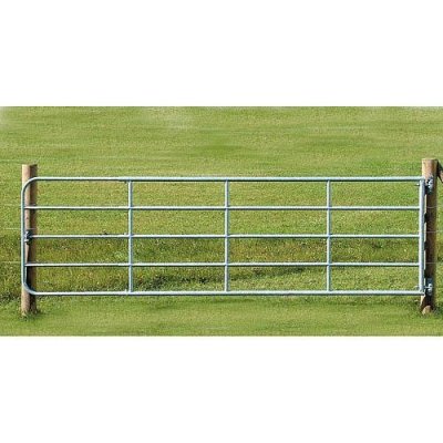 Brána do vchodu na pastviny, kovová, pozinkovaná, výška 110 cm - 1 - 1,7 m – Zboží Mobilmania
