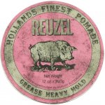 Reuzel Pink Grease Heavy Hold pomáda na vlasy 340 g – Sleviste.cz