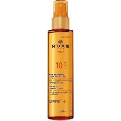 Nuxe Sun olej na opalování na obličej a tělo SPF10 150 ml – Zboží Mobilmania