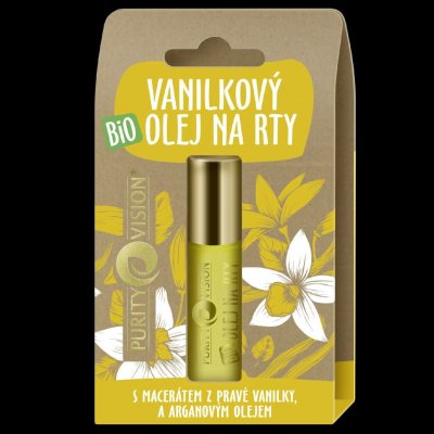 Purity Vision Bio vanilkový olej na rty 10 ml – Zboží Dáma