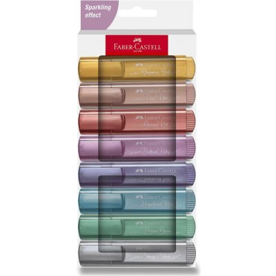 Faber Castell Textliner 46 Metallic 8 barev – Zboží Živě
