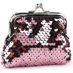 Charm malá peněženka s flitry pudrová – Zboží Dáma