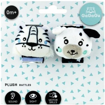 Teddies GAGAGU Plyšové chrastítko na ruku Tygr Štěně – Zboží Dáma