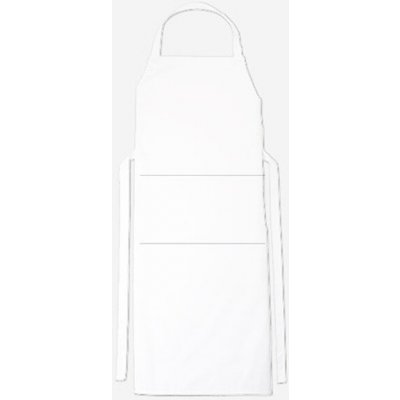 Cg Workwear Verona Dlouhá pracovní zástěra s laclem 01145-01 Cool Grey 110 x 75 cm – Hledejceny.cz