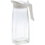 EXCELLENT HOUSEWARE Skleněná konvice na čaj i vodu 1,5 l bílá KO-024001980bila – Zboží Dáma