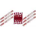 Konfety svatební 60 cm 6 ks ČERVENÉ SRDCE PARTYKONF – Zboží Dáma