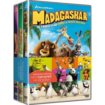 MADAGASKAR 1-3 DVD