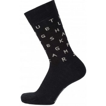 Cai společenské merino ponožky pro dospělé vzor Letters