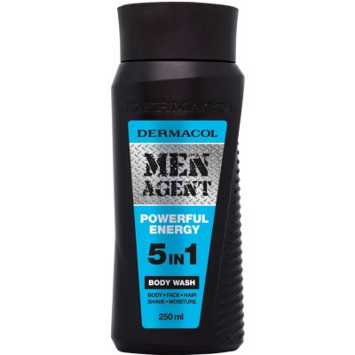 Dermacol Men Agent Powerful Energy sprchový gel 5 v 1 250 ml – Zboží Mobilmania