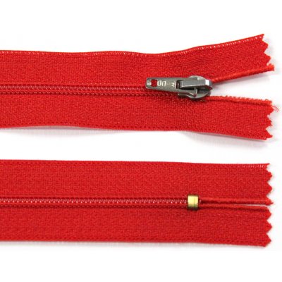 Spirálový zip no.3 nerozepínací 25cm - více barev color: 562 červená – Hledejceny.cz