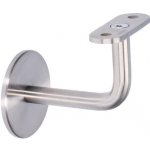 Držák madla na stěnu na jekl bez děr, zadní vnítřní závit M8, broušená nerez K320 /AISI304 – Hledejceny.cz