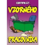 Certifikát vzorného pracovníka na stole – Hledejceny.cz