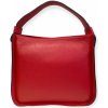 Kabelka Vera Pelle luxusní dámská kožená kabelka do ruky červená 2155 dk d58 velka
