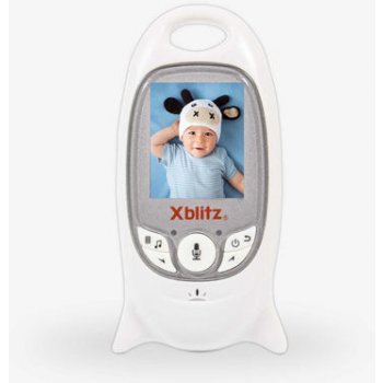 Xblitz BABY MONITOR bílá chůvička 240p noční vidění 2 displej dosah 260m