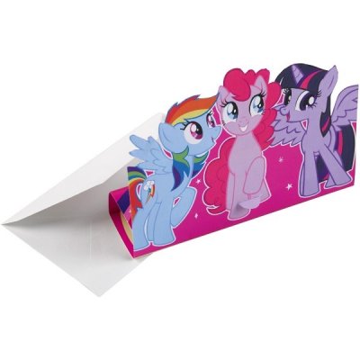 Amscan My Little Pony pozvánky – Zboží Dáma