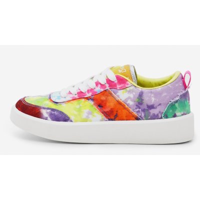 Desigual Fancy Tie Dye dámské vzorované tenisky bílé – Zboží Mobilmania