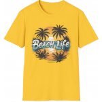 Plážové tričko s potiskem Beach Life unisex Softstyle Daisy – Hledejceny.cz