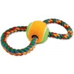 Dog Fantasy Přetahovadlo osmička bavlna + tenisák 25 cm – Zboží Dáma