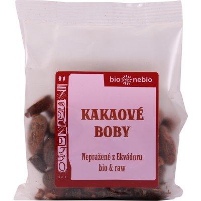 BioNebio kakaové boby nepražené 100 g – Zboží Mobilmania