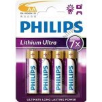 Philips Ultra Lithium AA 4ks FR6LB4A/10 – Zboží Živě