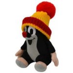 Krtek s kulichem modro žlutým 15 cm – Zboží Mobilmania