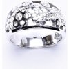 Prsteny Čištín stříbrný s květy čiré zirkony T 1420 928