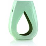 Ashleigh & Burwood Aroma lampa DROPLET na vonný olej, bílá glazovaná keramika – Zboží Dáma