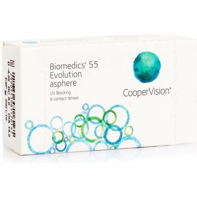 Cooper Vision Biomedics 55 Evolution 6 čoček – Hledejceny.cz