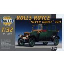 Model Směr Model Olditimer Rolls Royce stříbrná Ghos 1911 15 2x5 6 cm v krabici 25x14 5x4 1:32