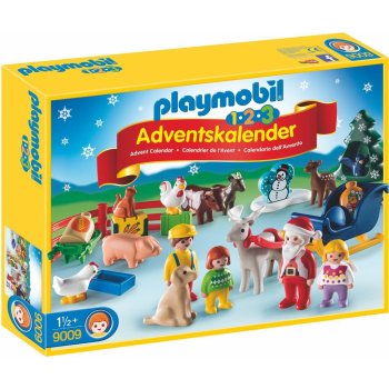 Playmobil 9009 Adventní kalendář Vánoce na statku 1.2.3